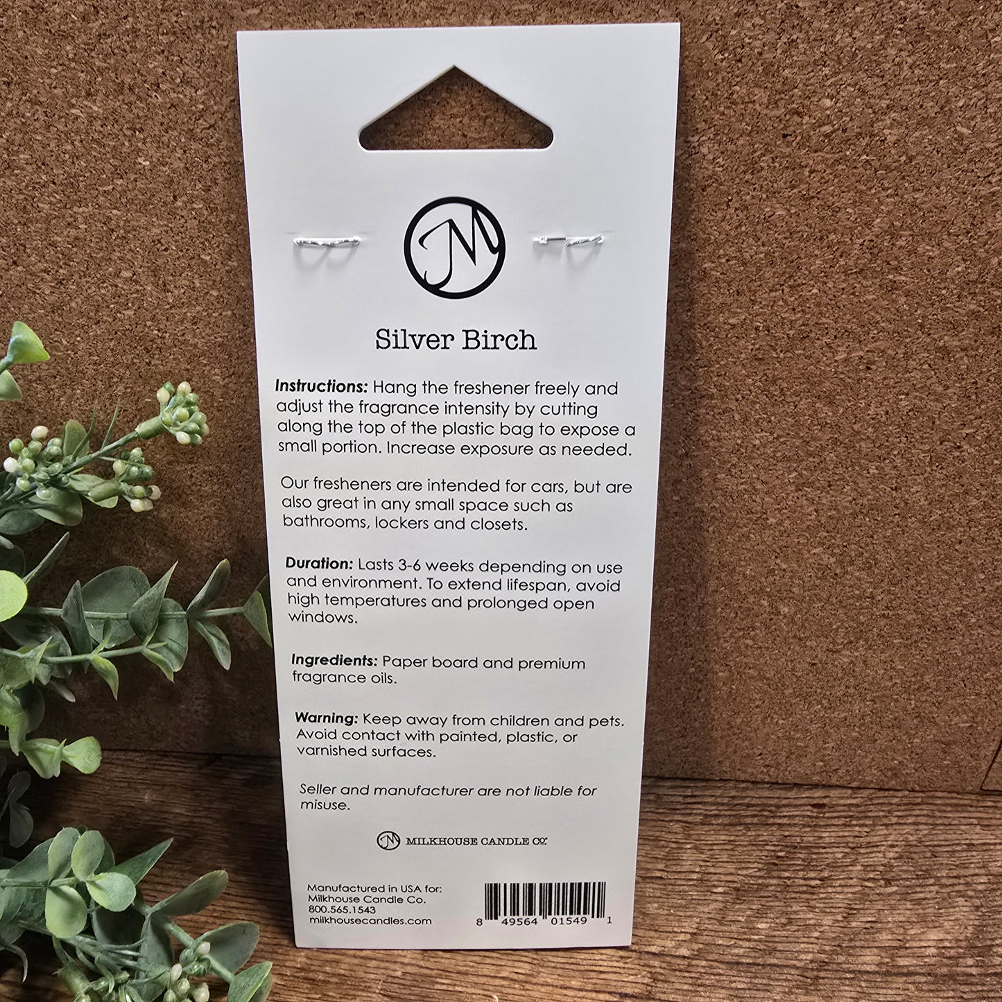 Silver Birch Car Freshener