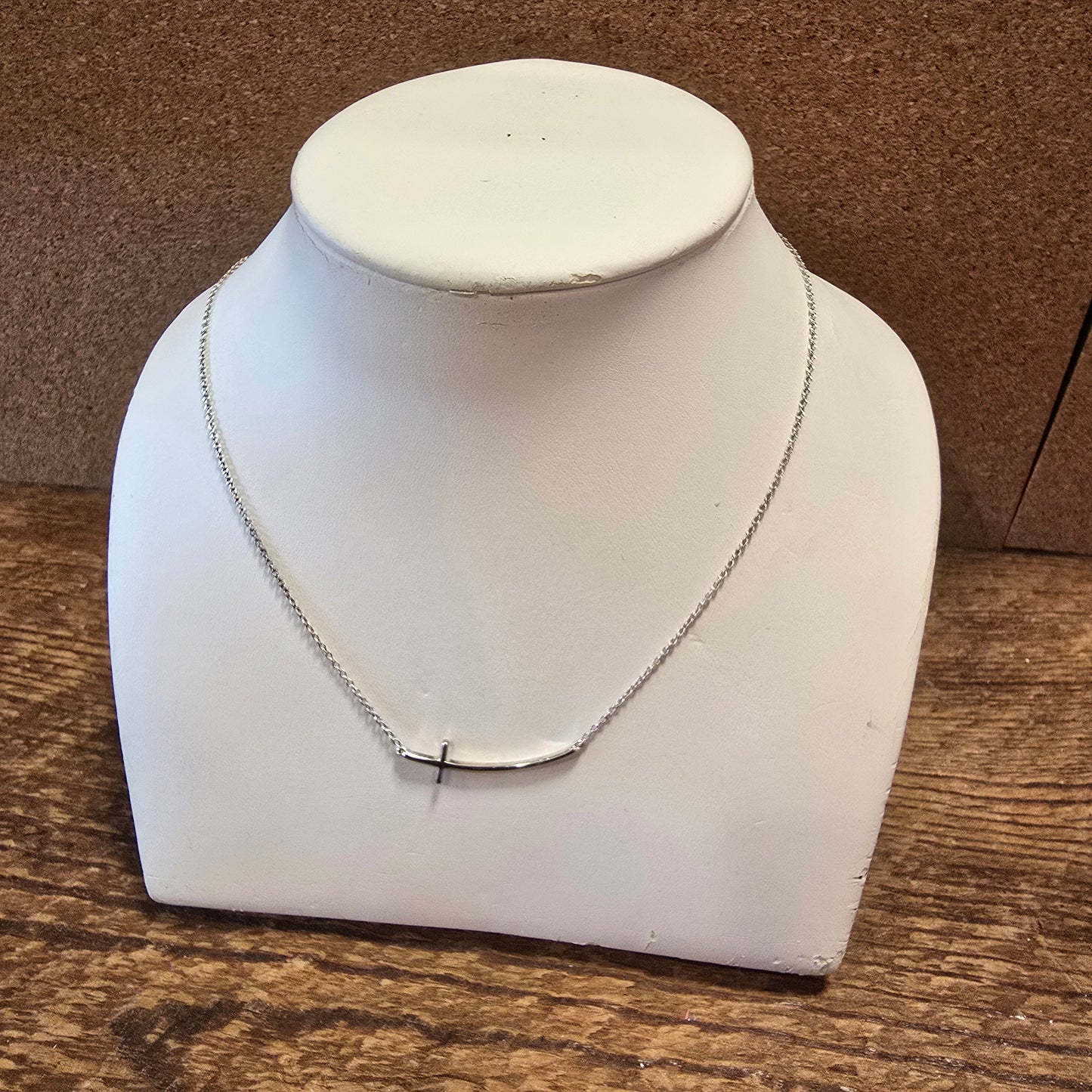 Sterling Cross Necklace