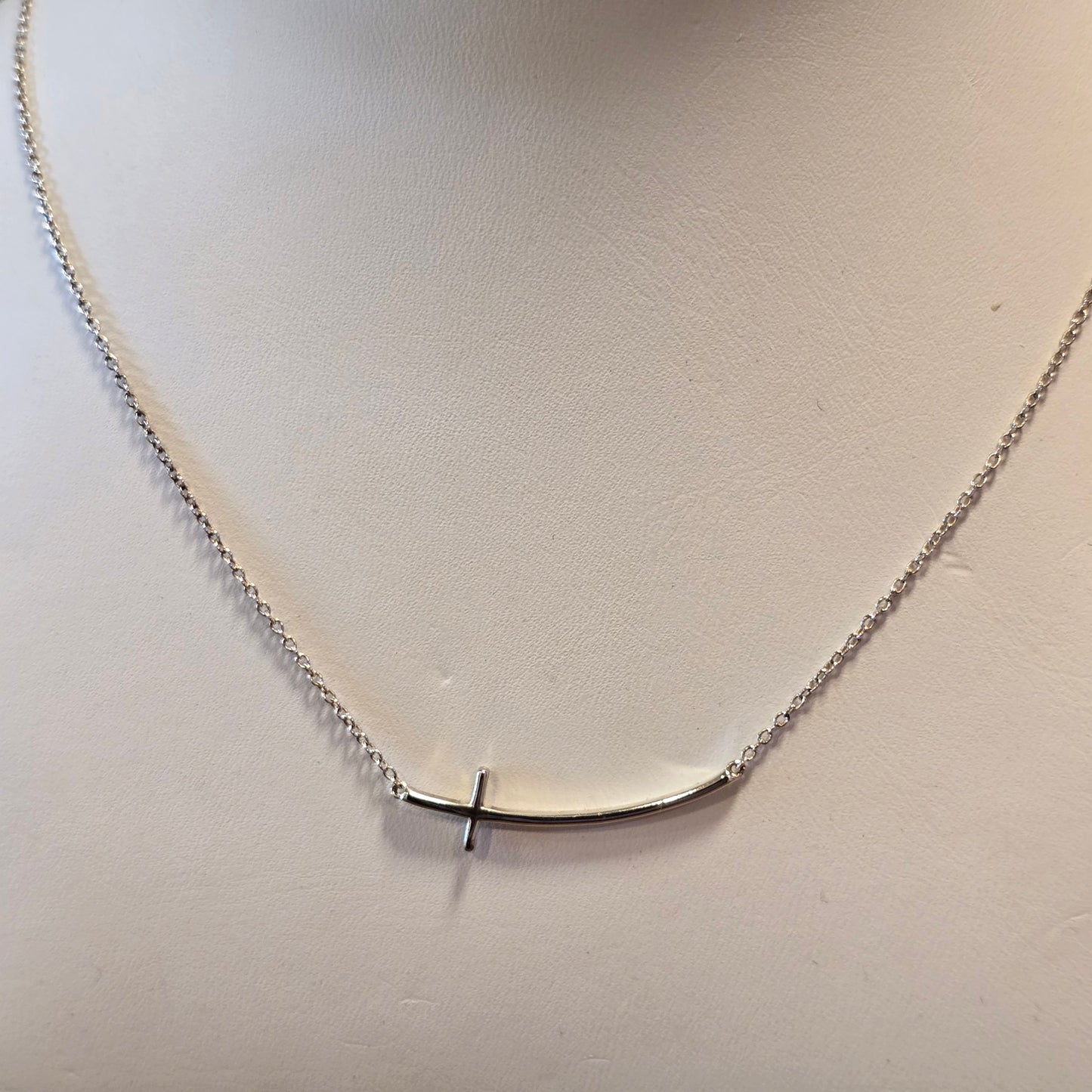 Sterling Cross Necklace