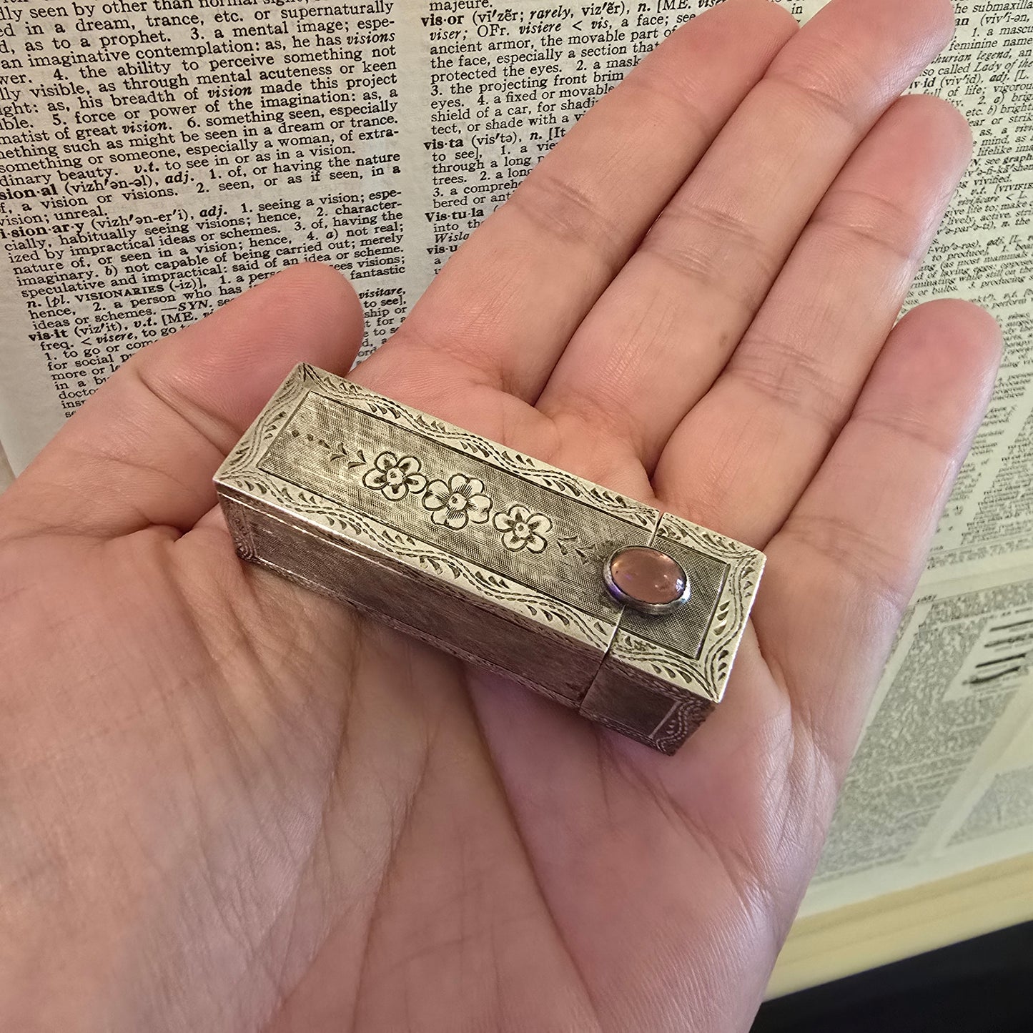 Antique Lipstick Case