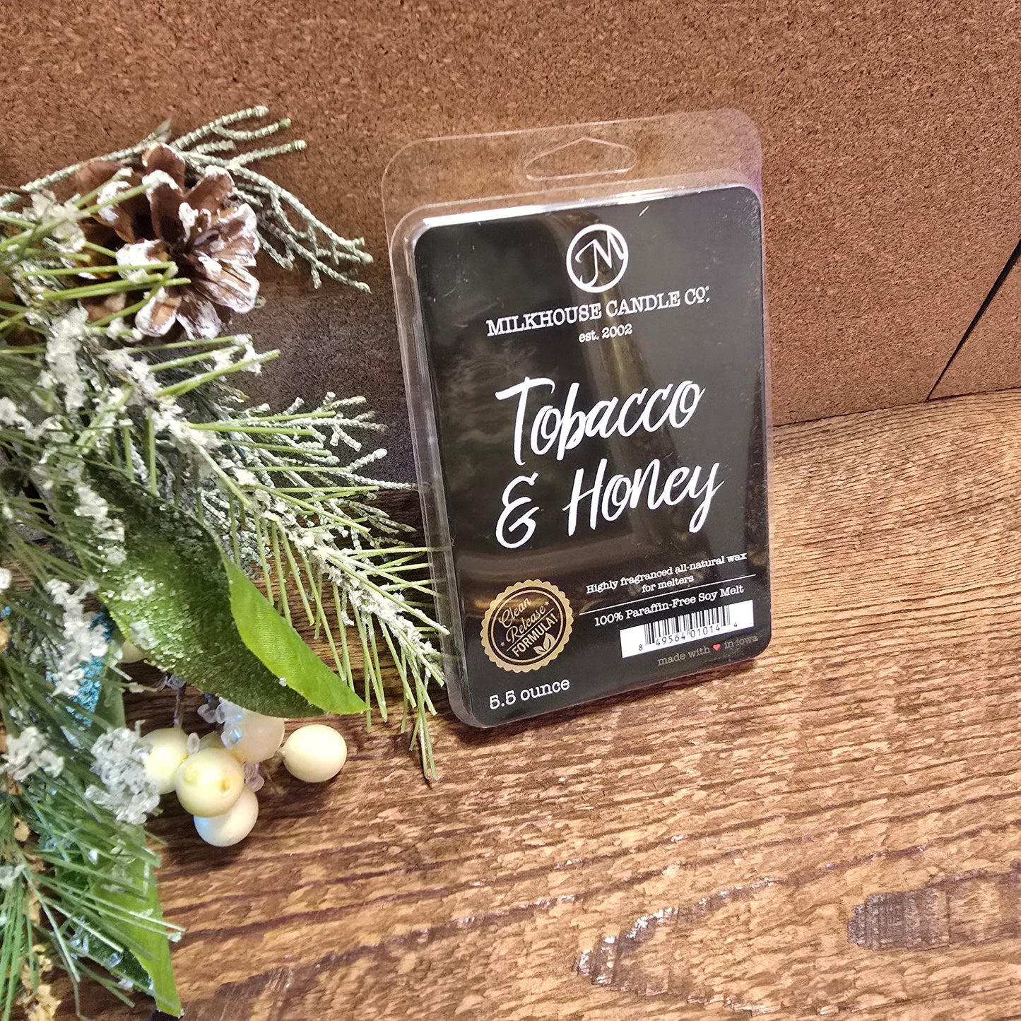 Tobacco + Honey Wax Melt