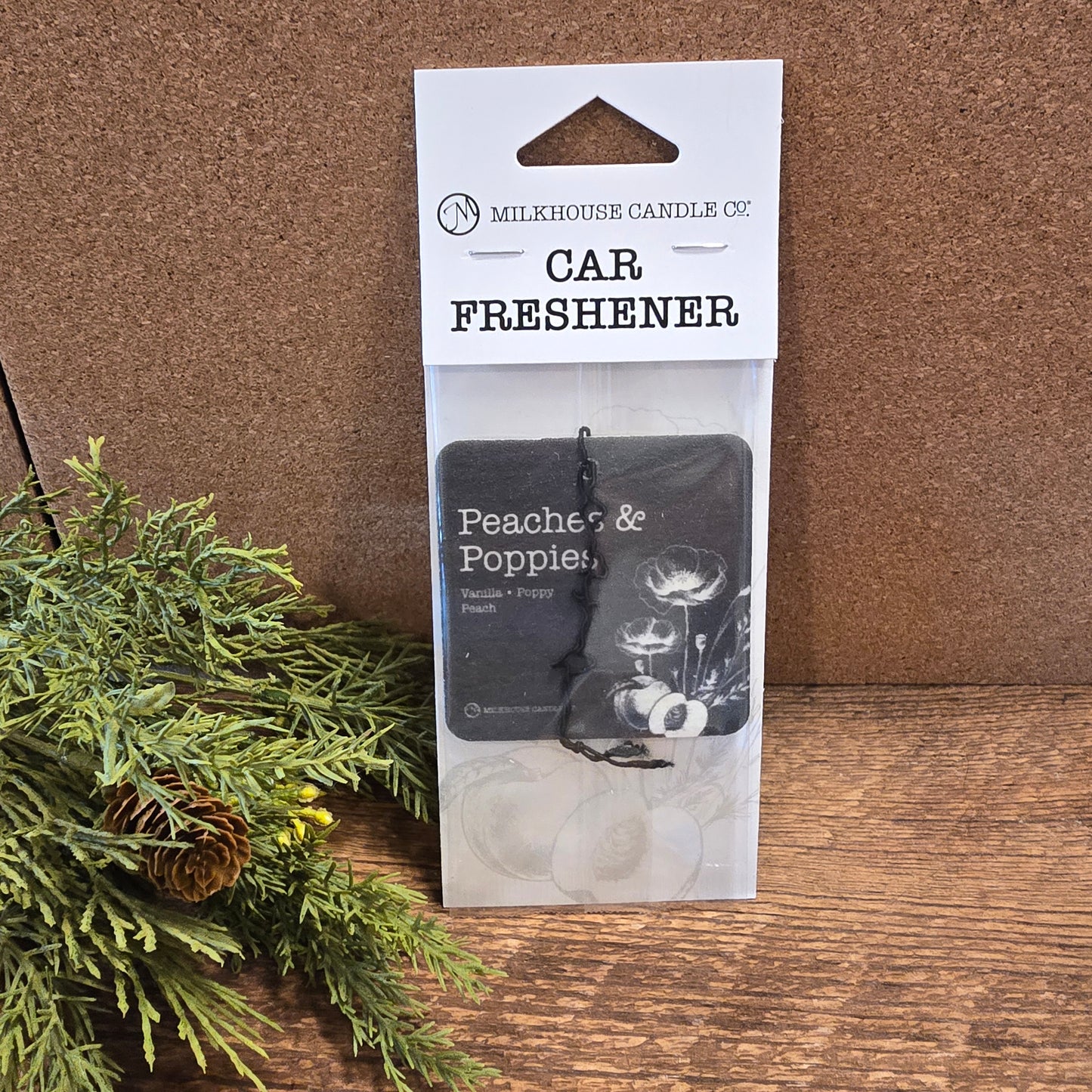 Peaches and Poppies Car Freshener