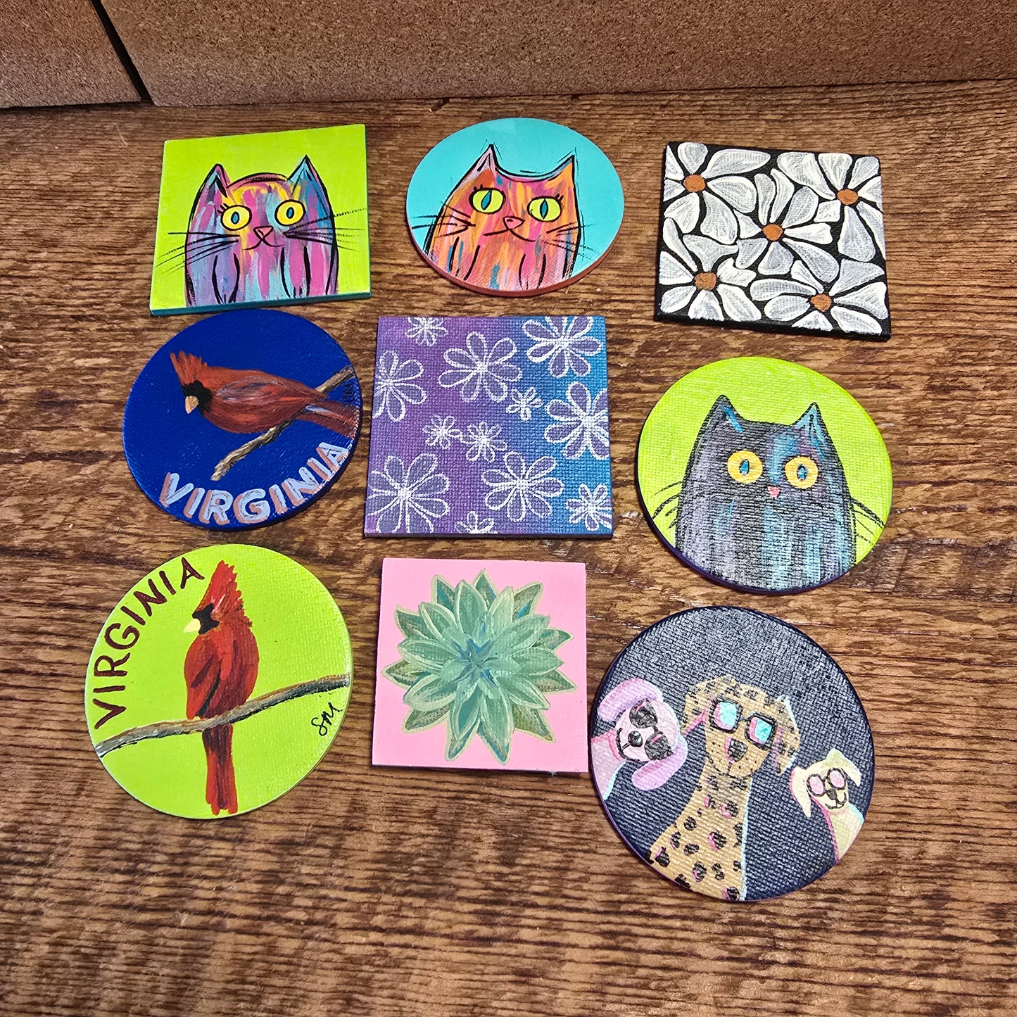 Assorted Magnet Art