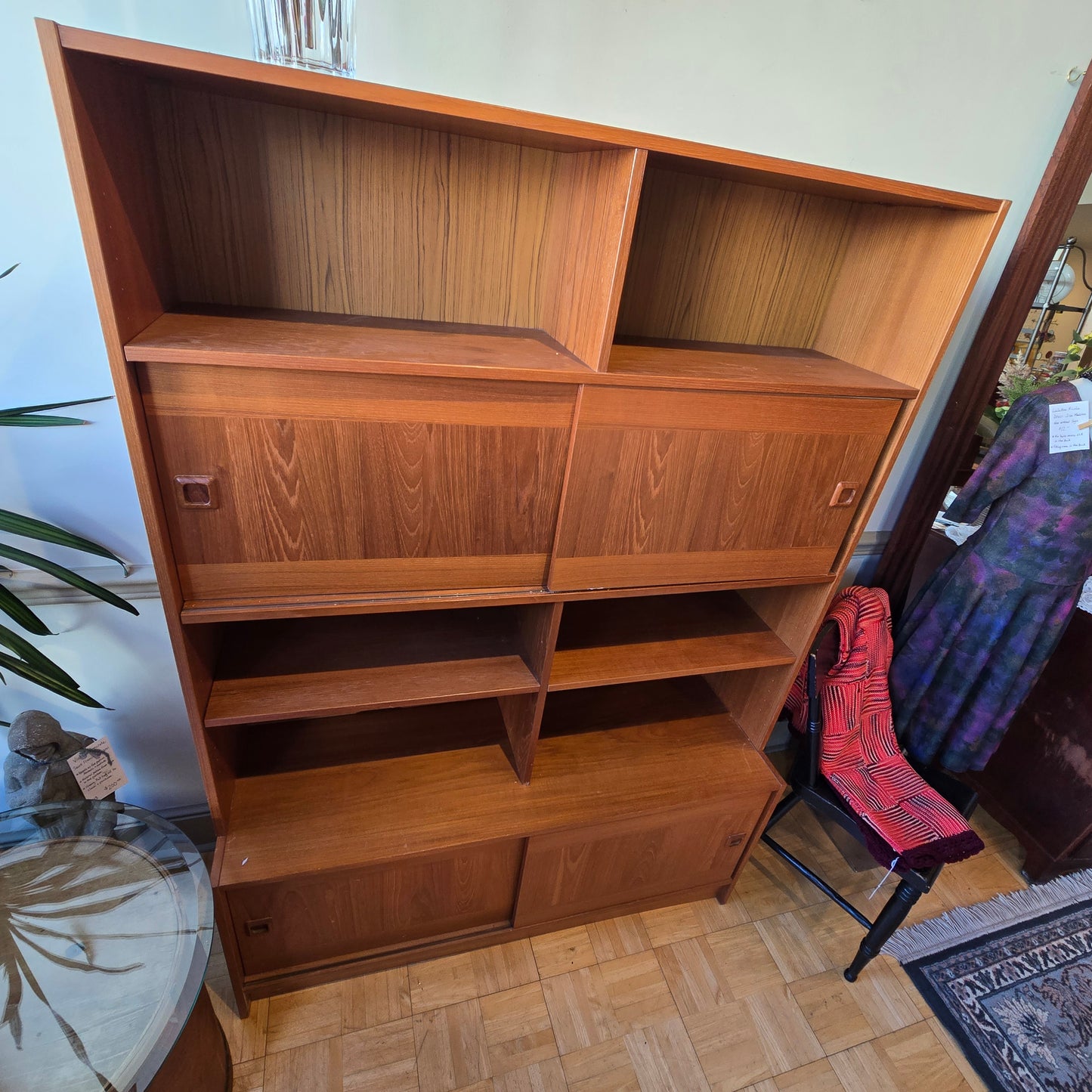 Teak Shelving Unit