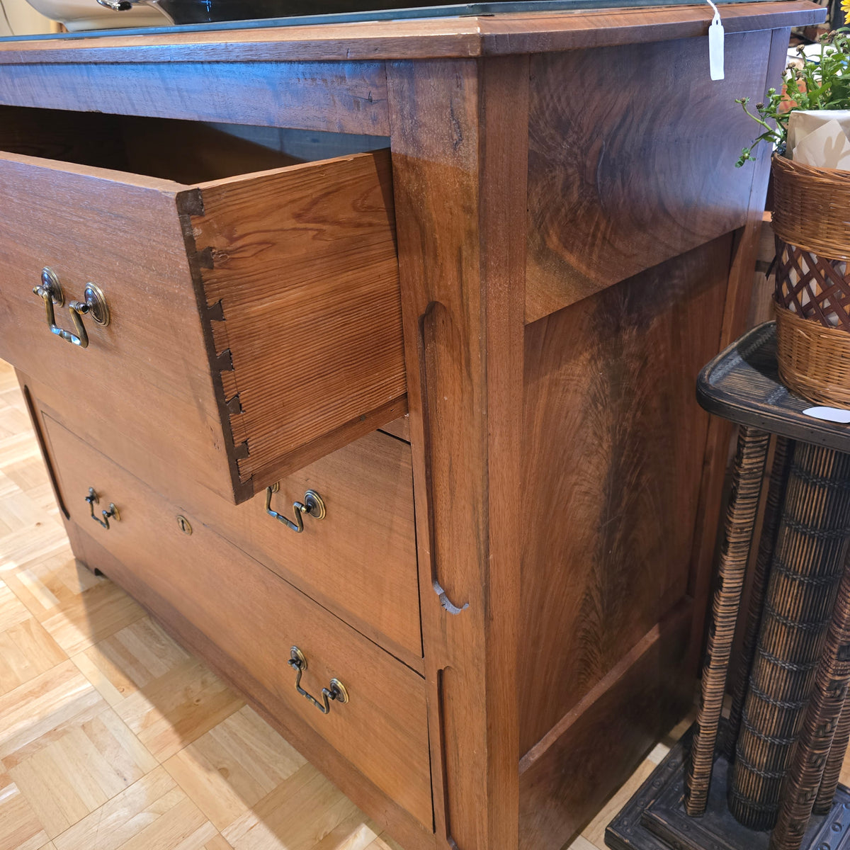 Antique Dresser with Glass Top