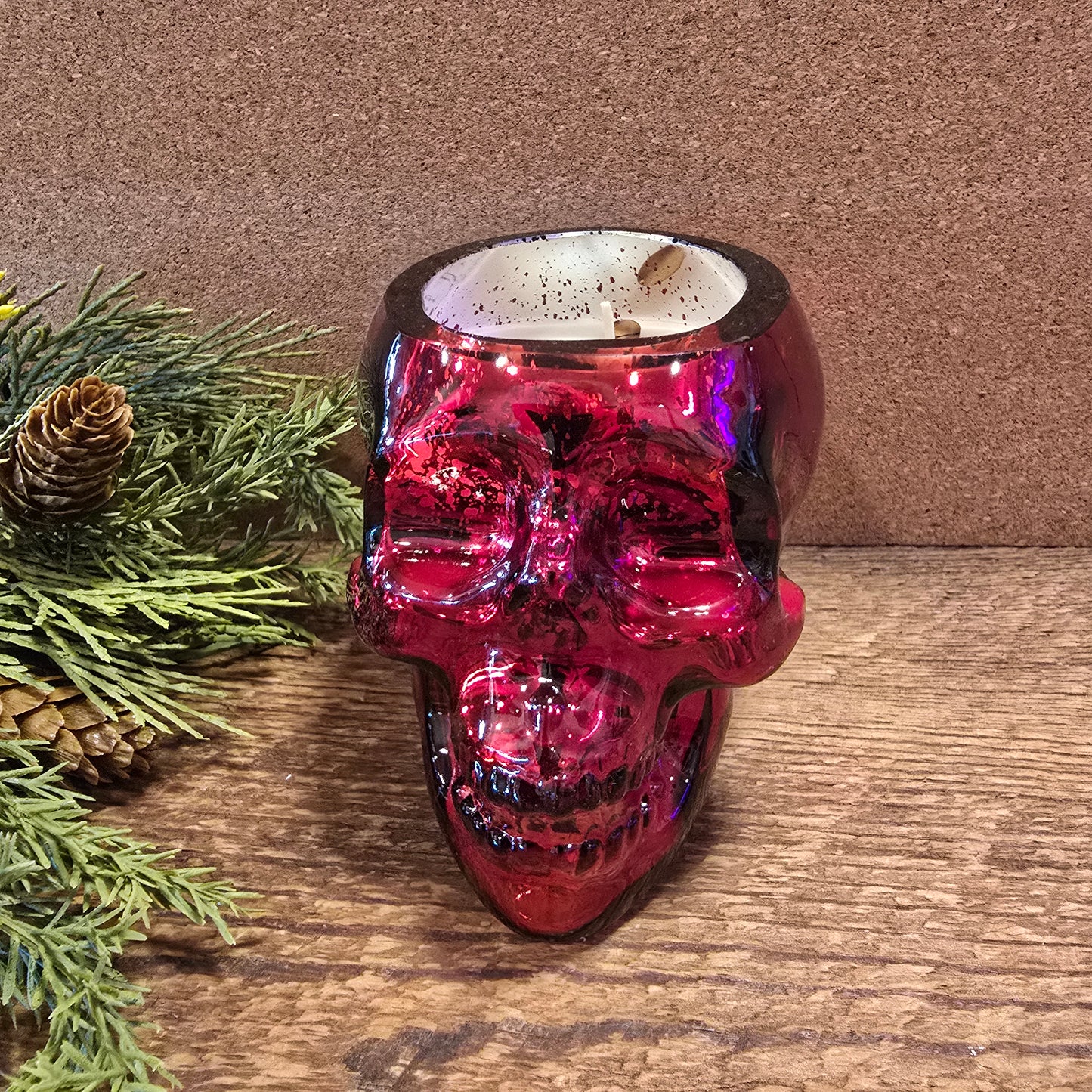 Halloween Skull Candle