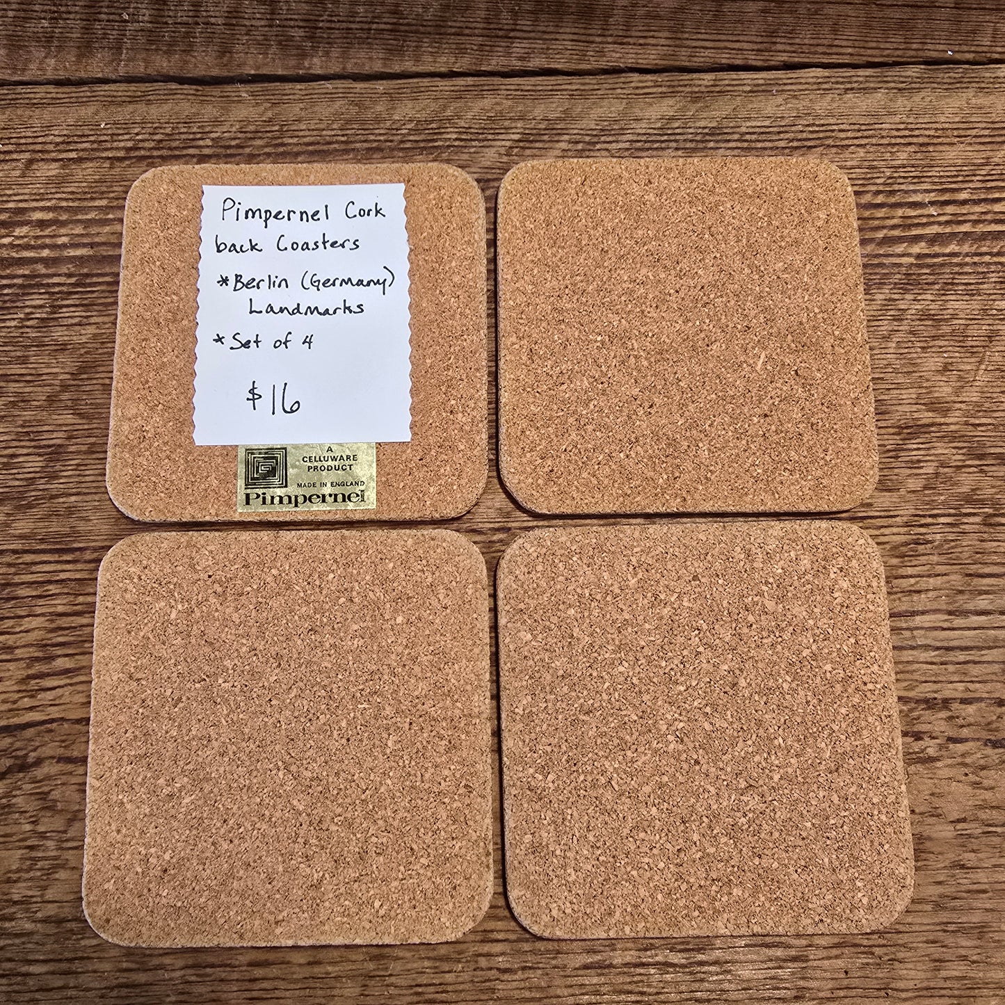 Pimpernel Coasters (Berlin Landmarks)