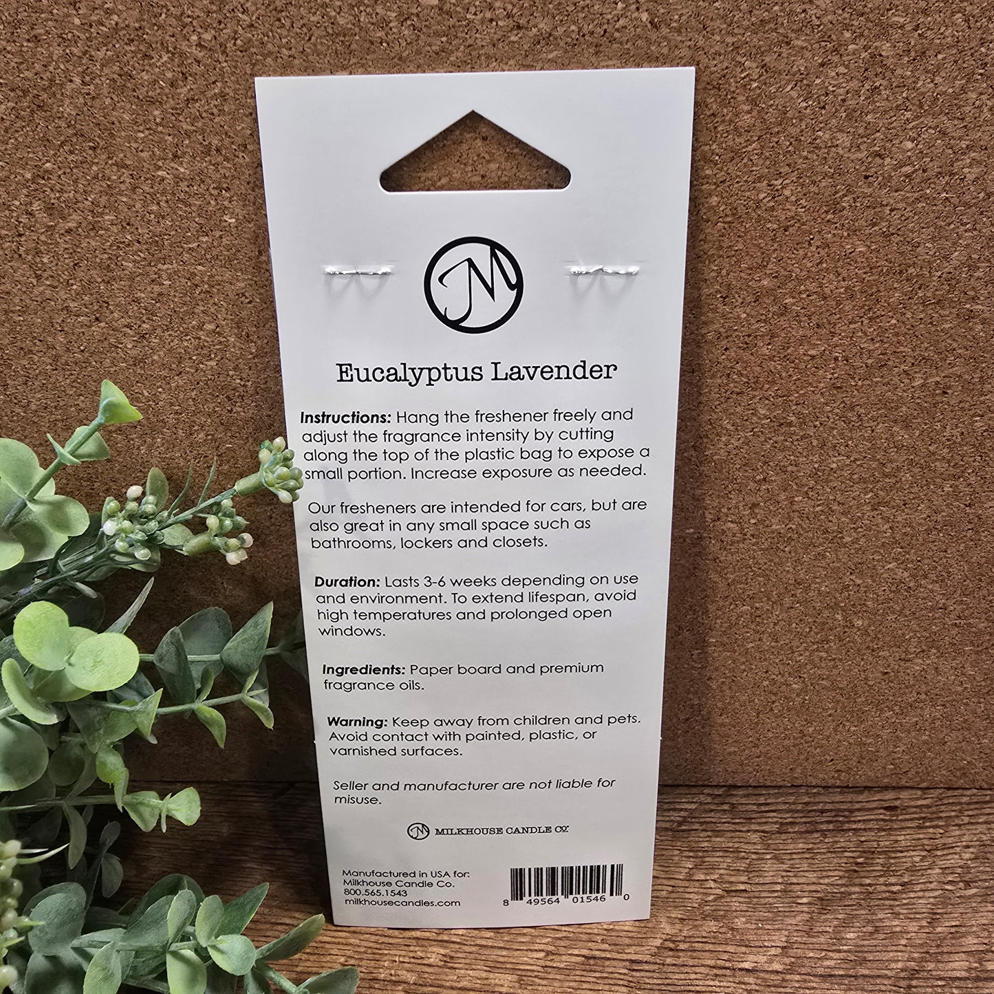 Eucalyptus Lavender Car Freshener