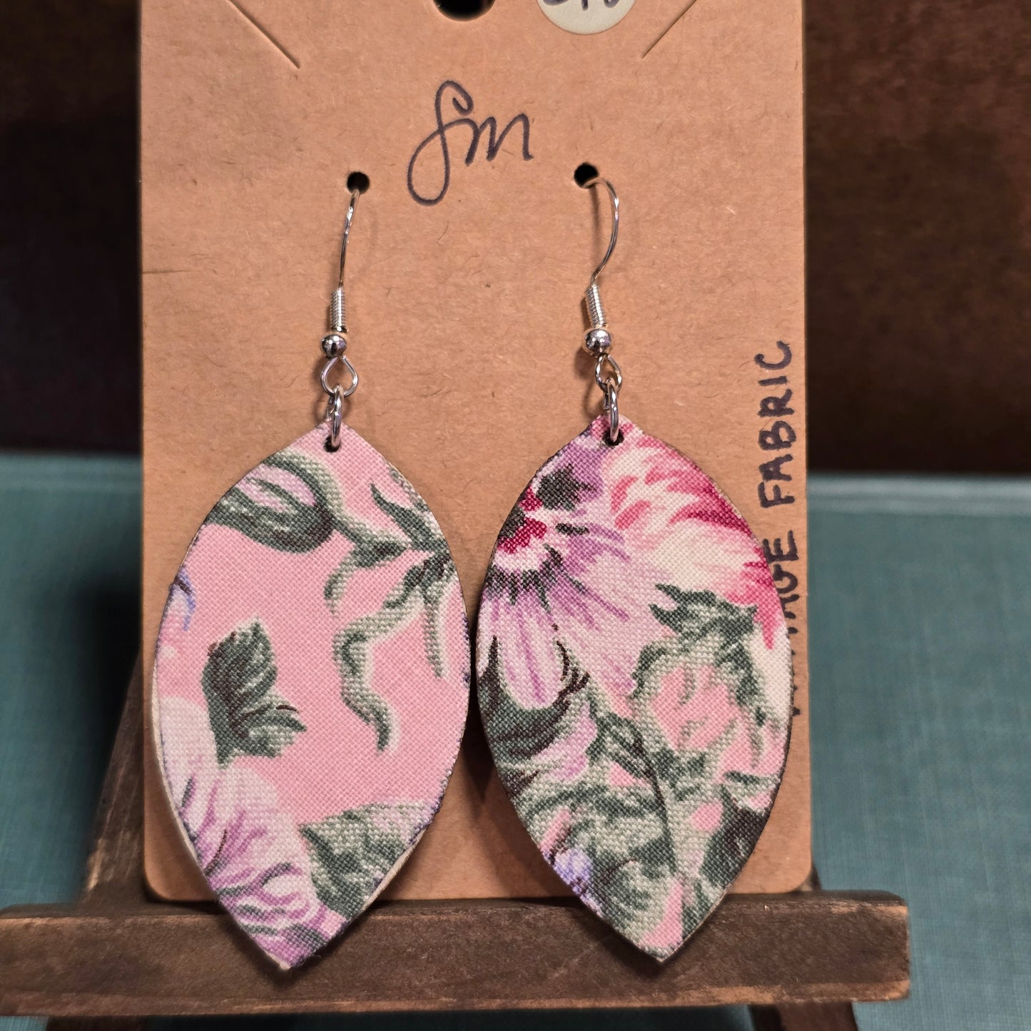 Large Fabric Earrings