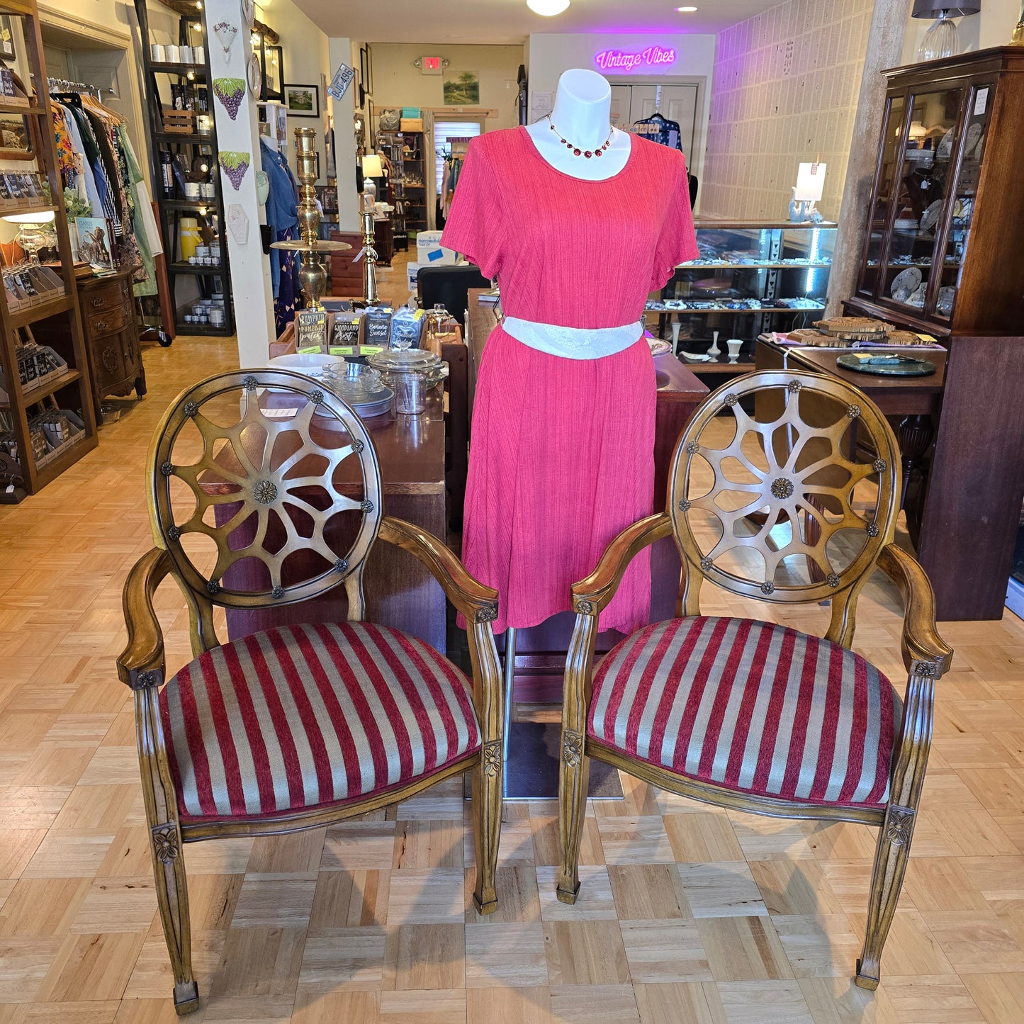 Web Back Armchairs