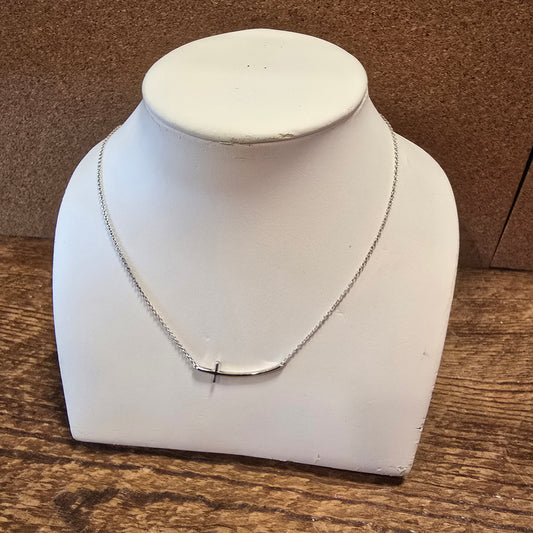 Sterling Cross Necklace