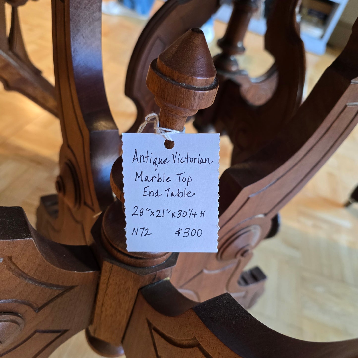 Marble Top Table #72