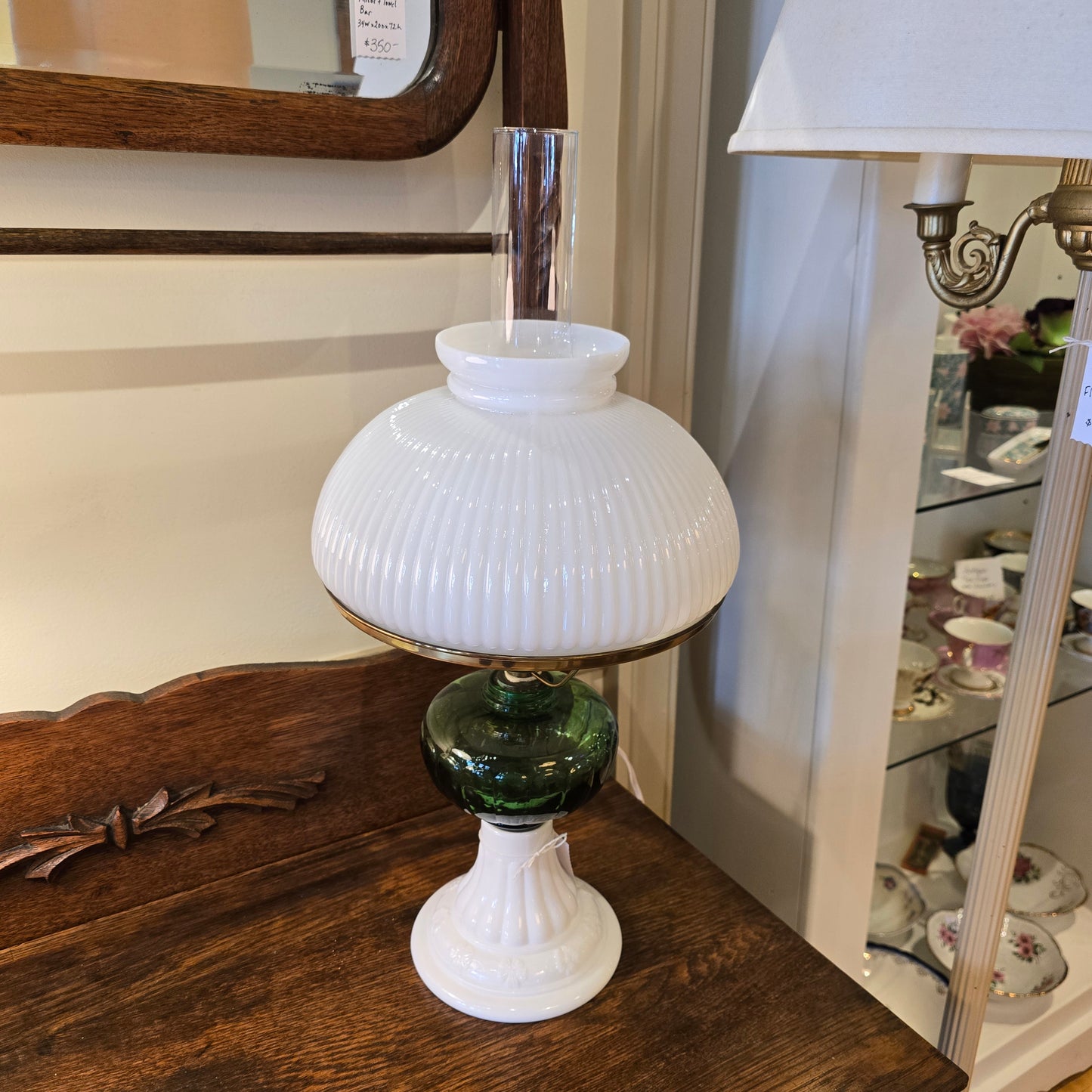 Antique Glass Lamp