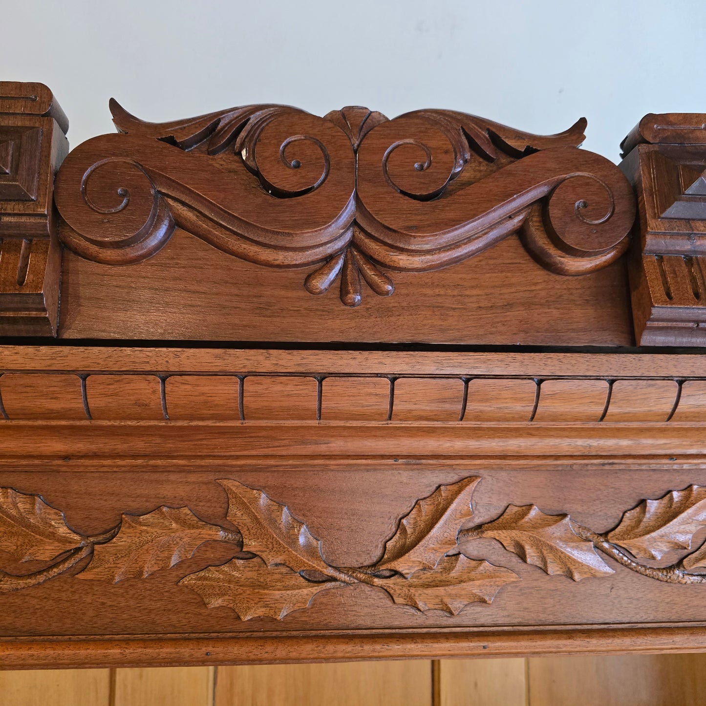 Antique Walnut Secretary Desk