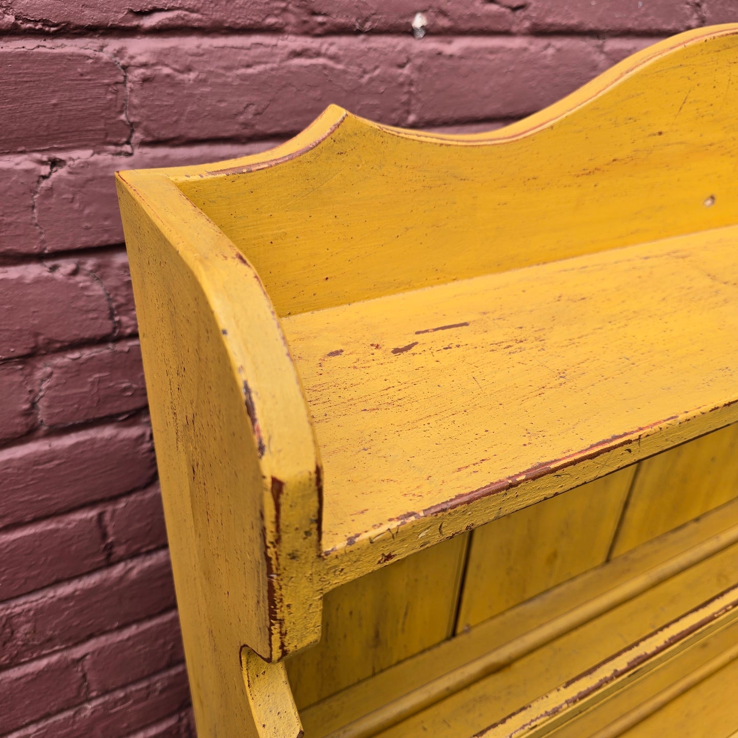 Mustard Wall Shelf