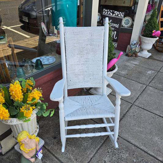 Vintage White Rocker