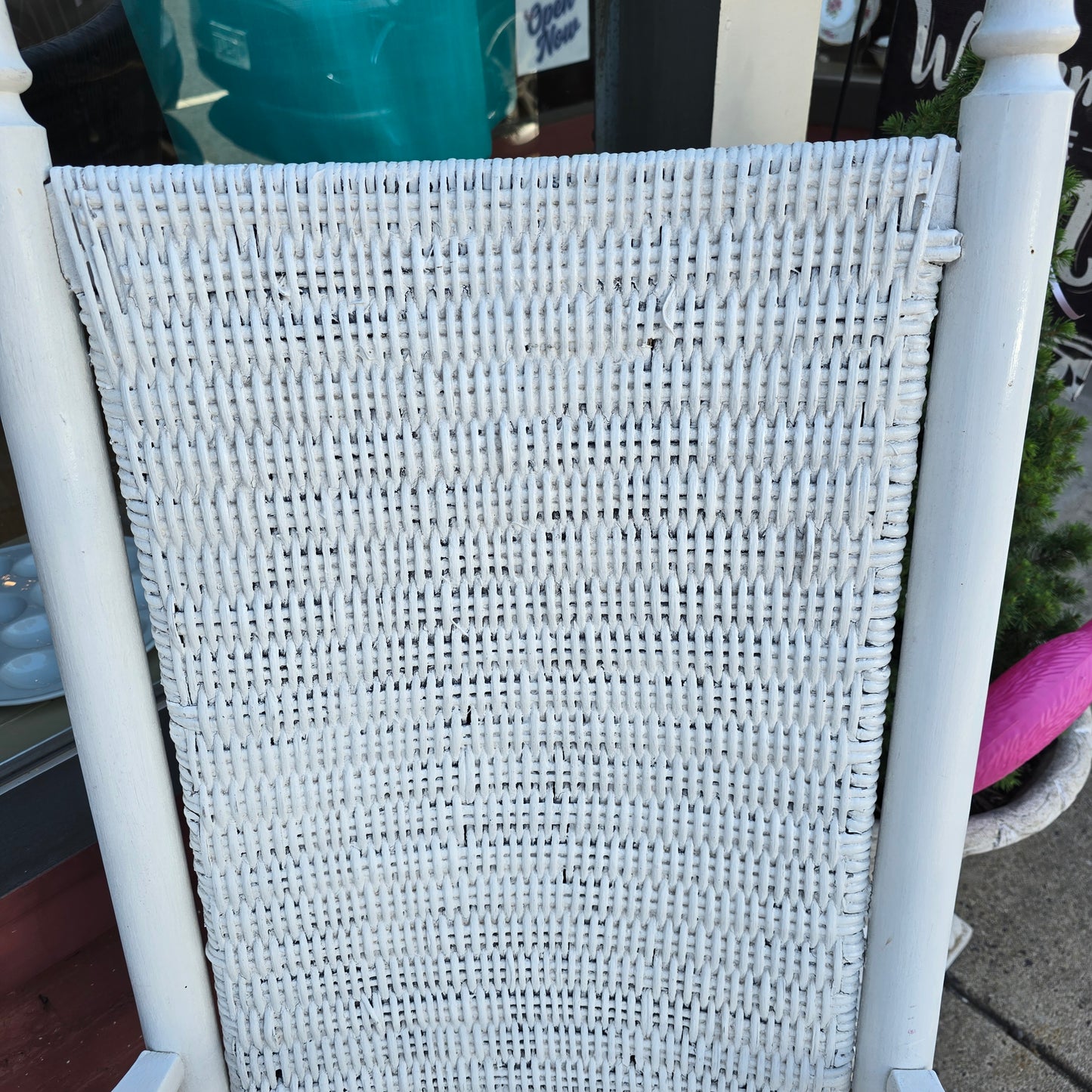 Vintage White Rocker