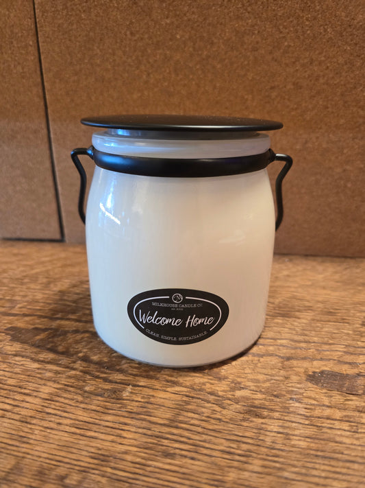 Welcome Home Butter Jar Candle