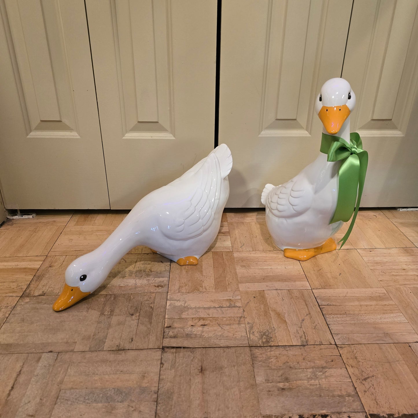 Ceramic Duck Couple