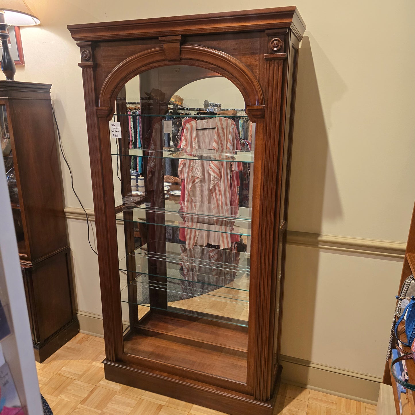 Sliding Front Curio Cabinet