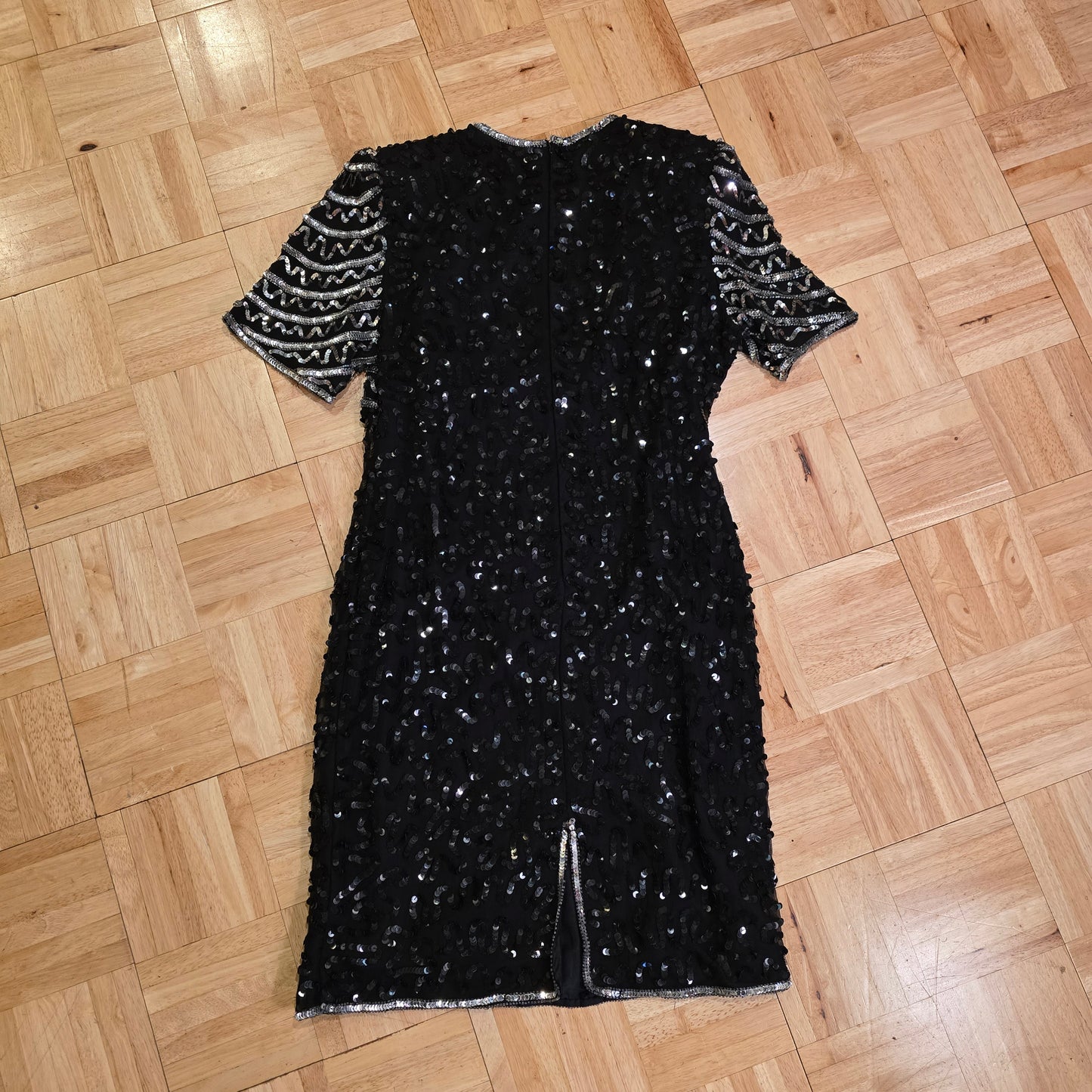 Black Sequin Dress