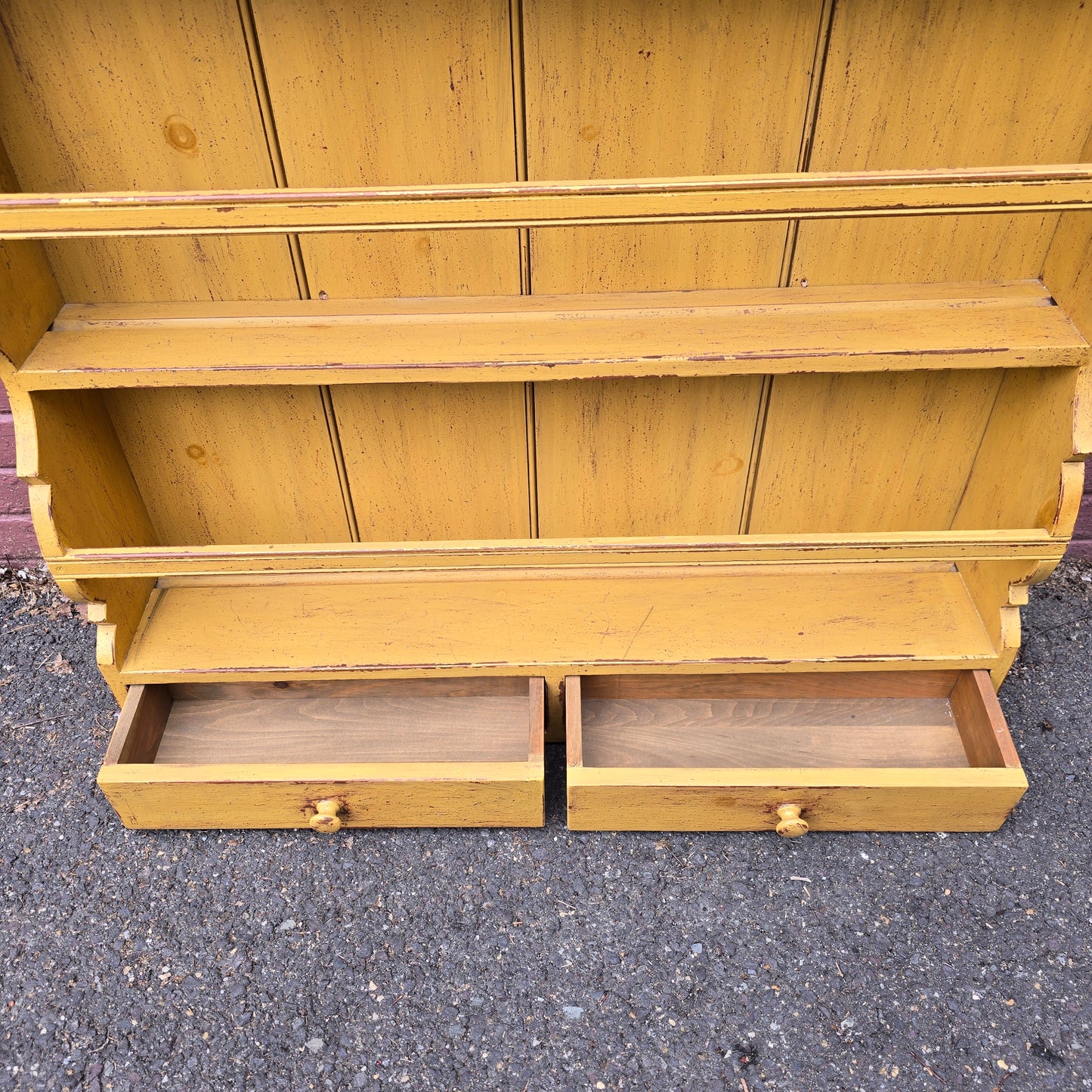 Mustard Wall Shelf