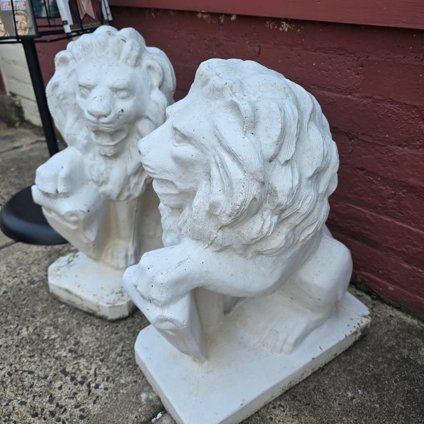 Concrete Garden Lions