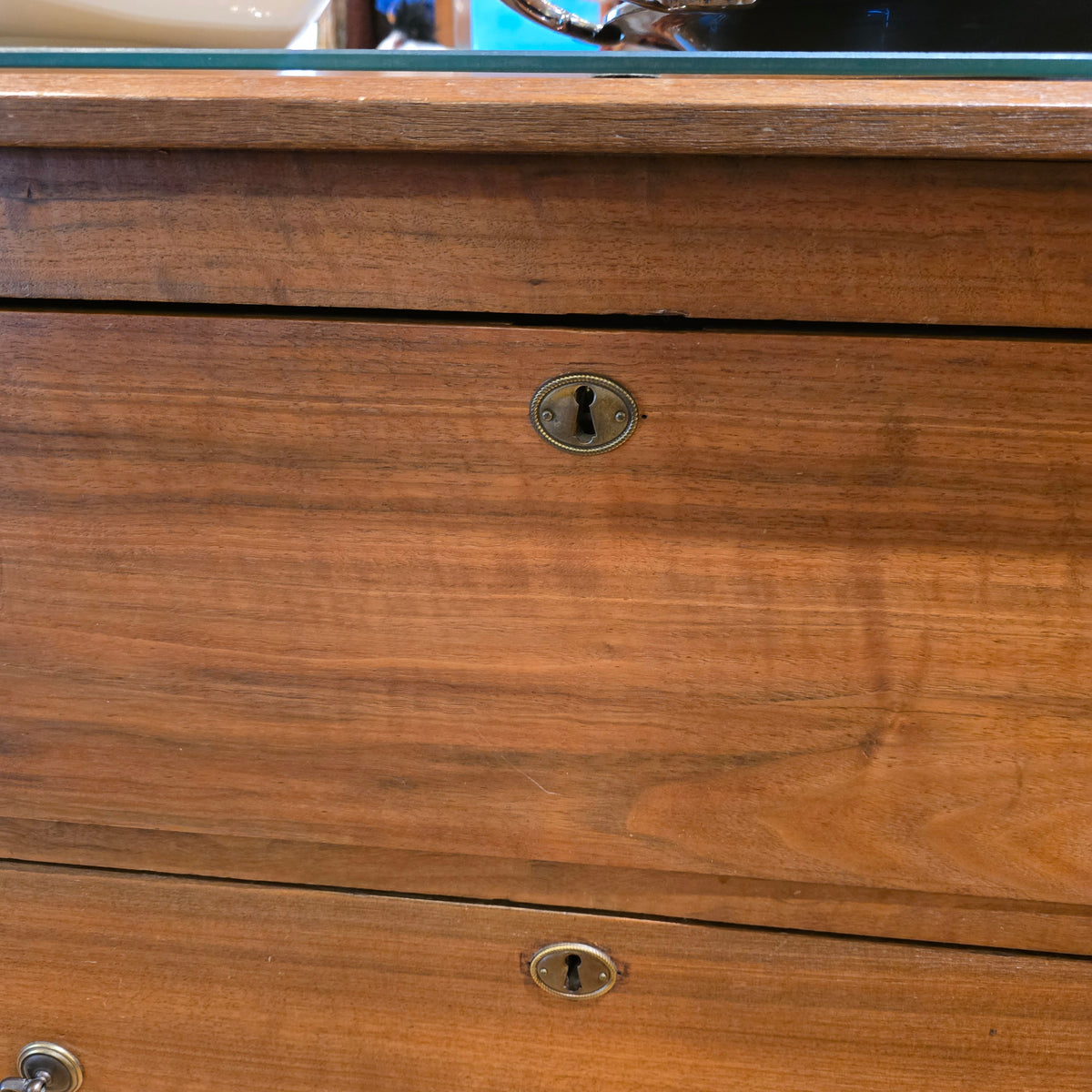 Antique Dresser with Glass Top