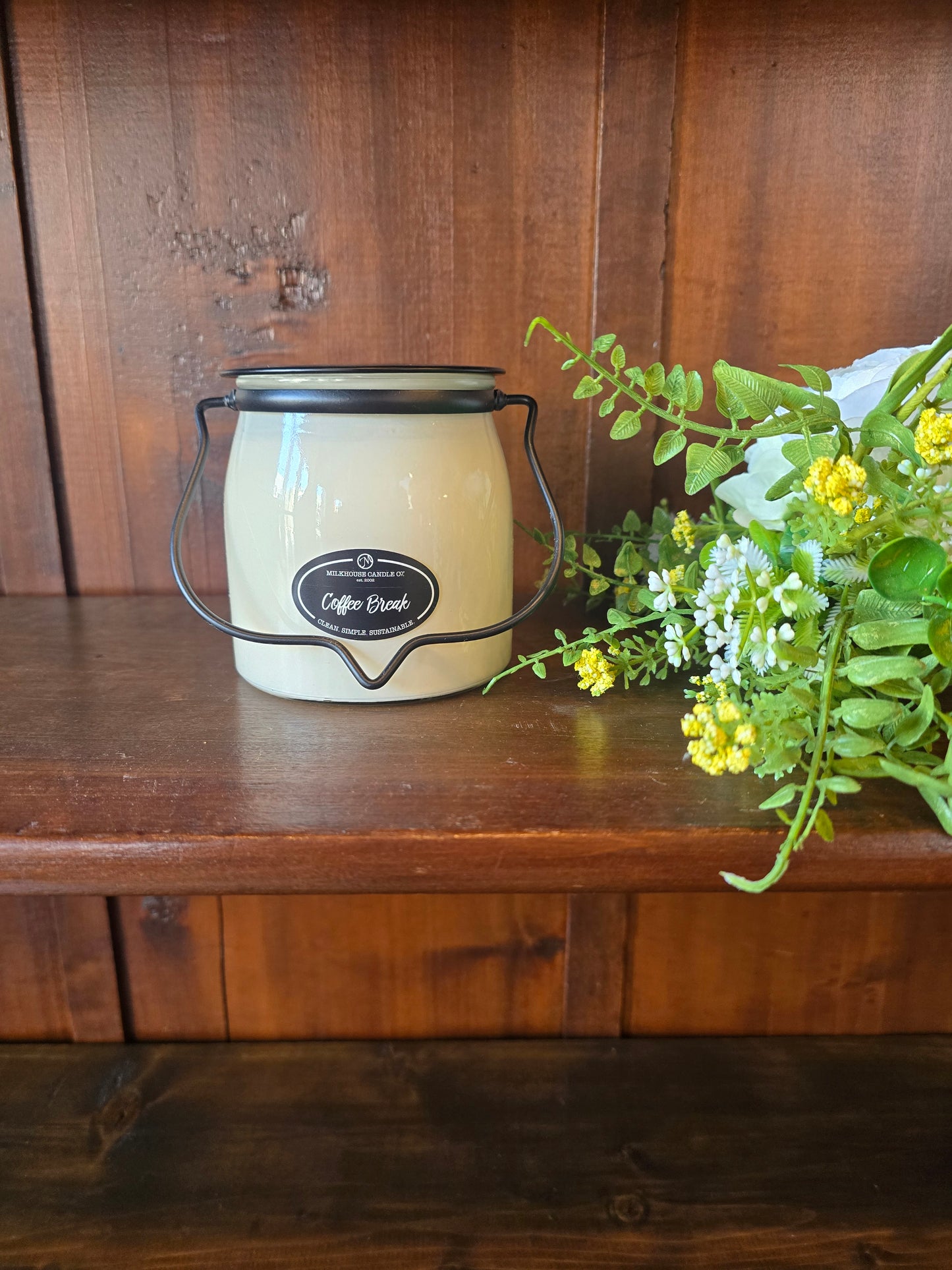 Coffee Break Butter Jar Candle