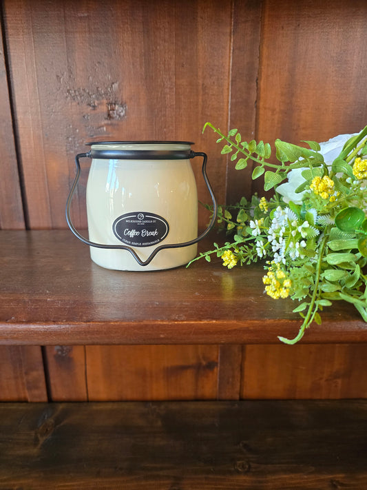 Coffee Break Butter Jar Candle