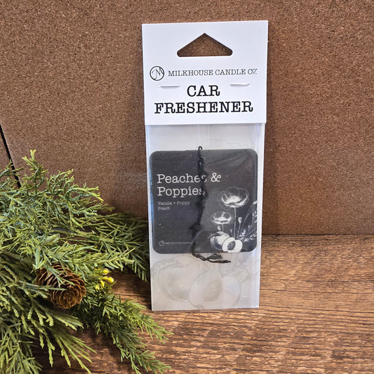 Peaches and Poppies Car Freshener