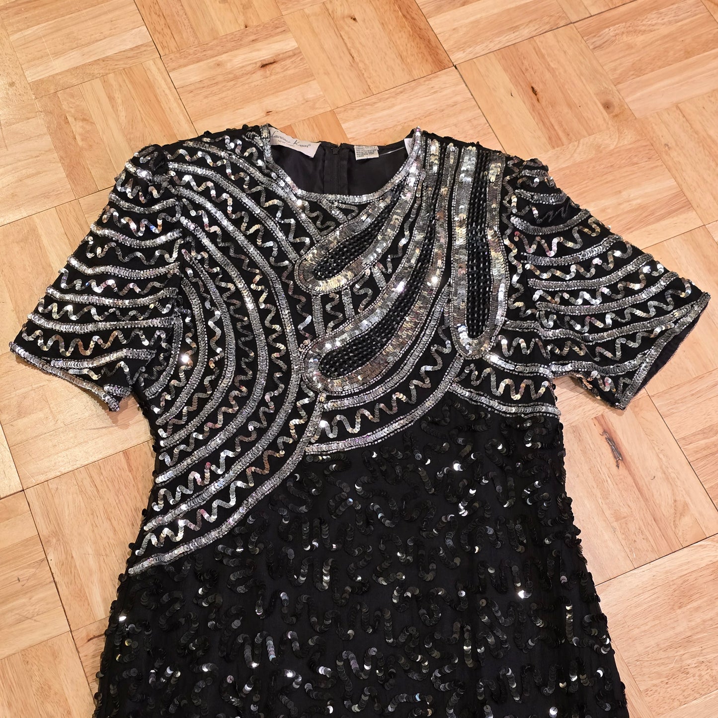 Black Sequin Dress