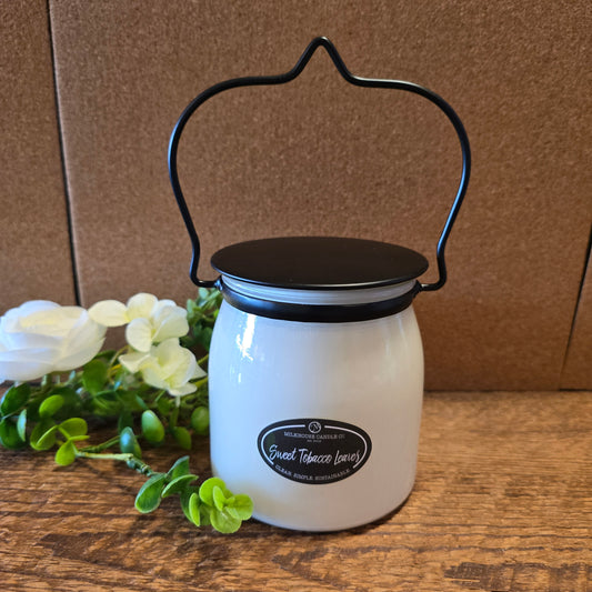 Sweet Tobacco Leaves Butter Jar Candle