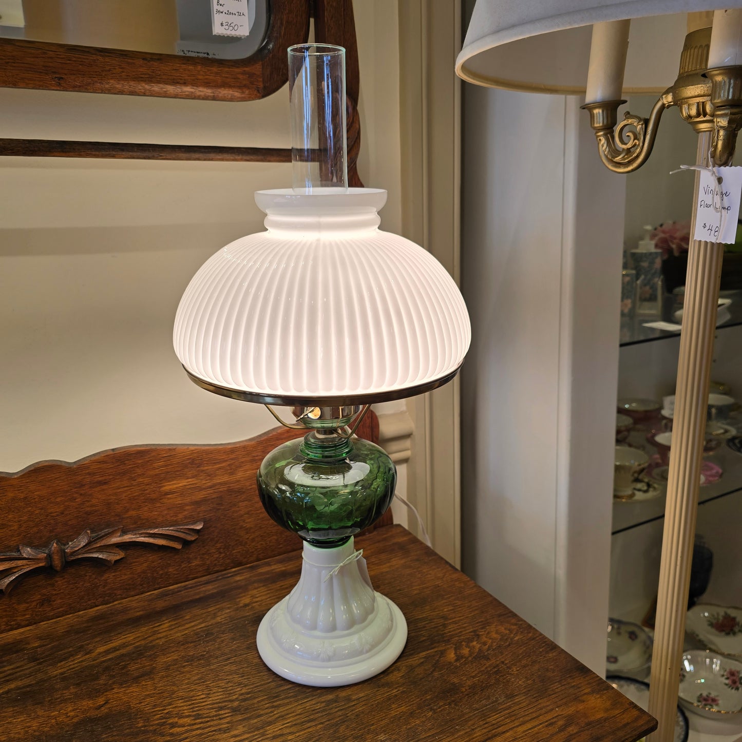 Antique Glass Lamp