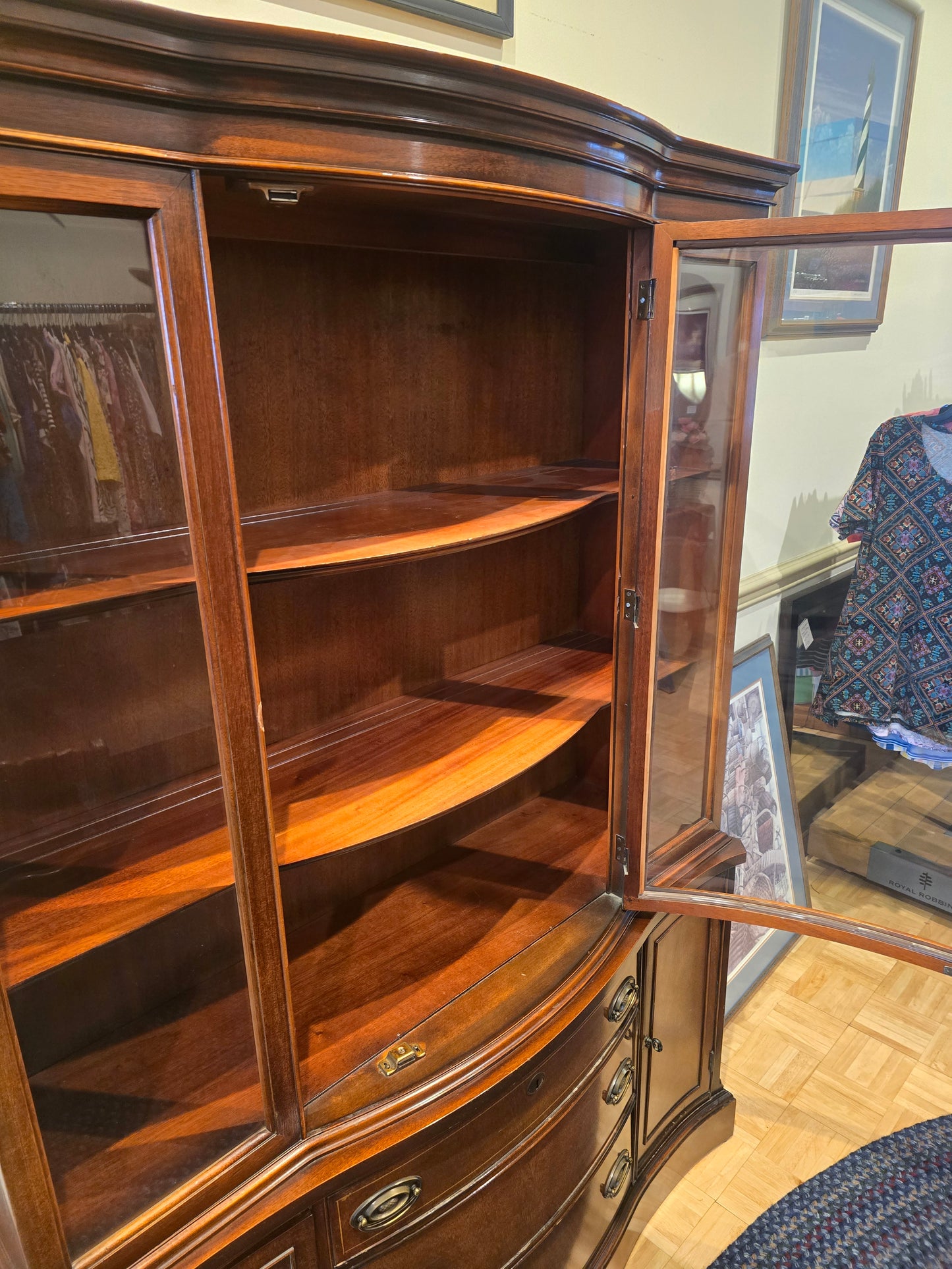 Vintage Bassett China Cabinet