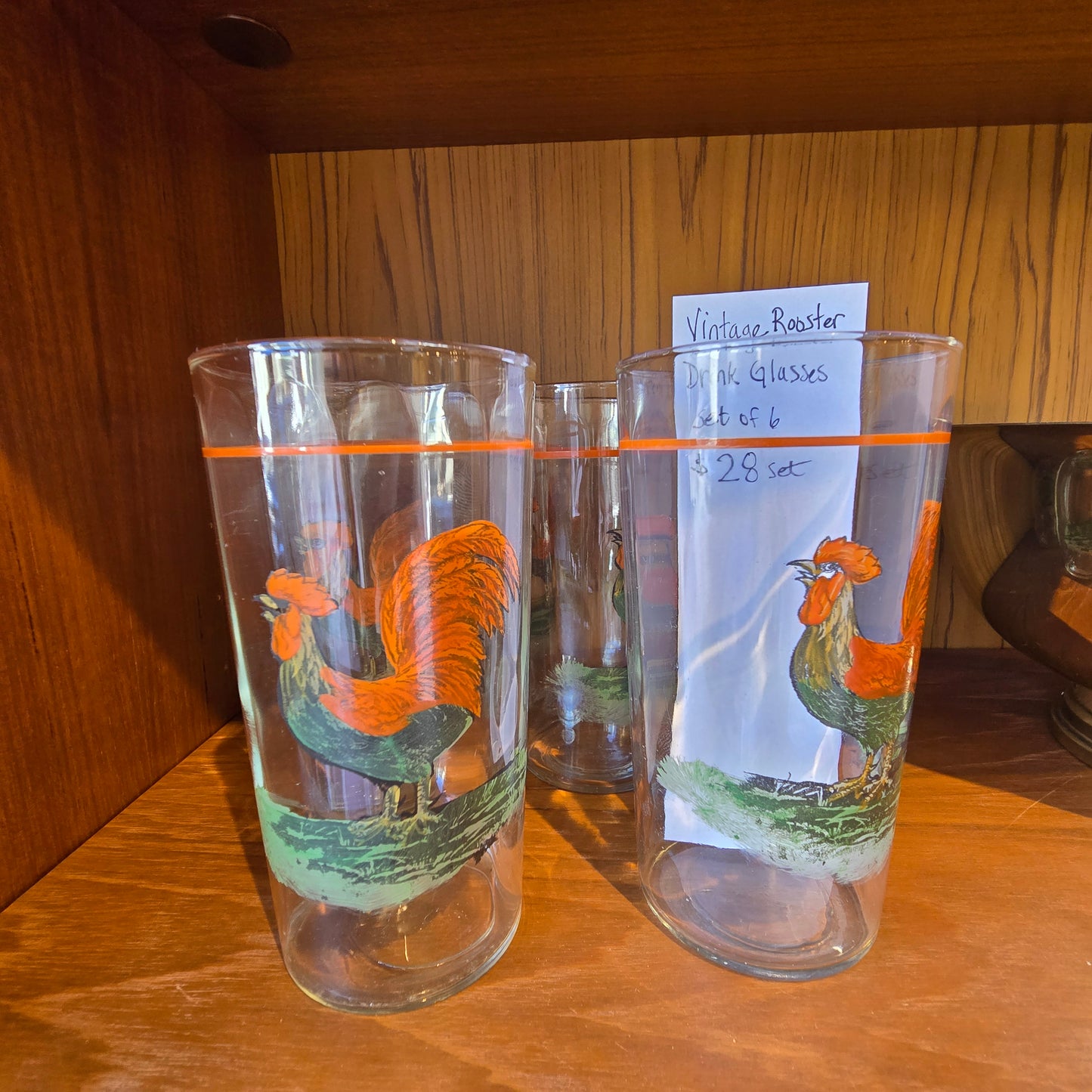 Rooster Glasses
