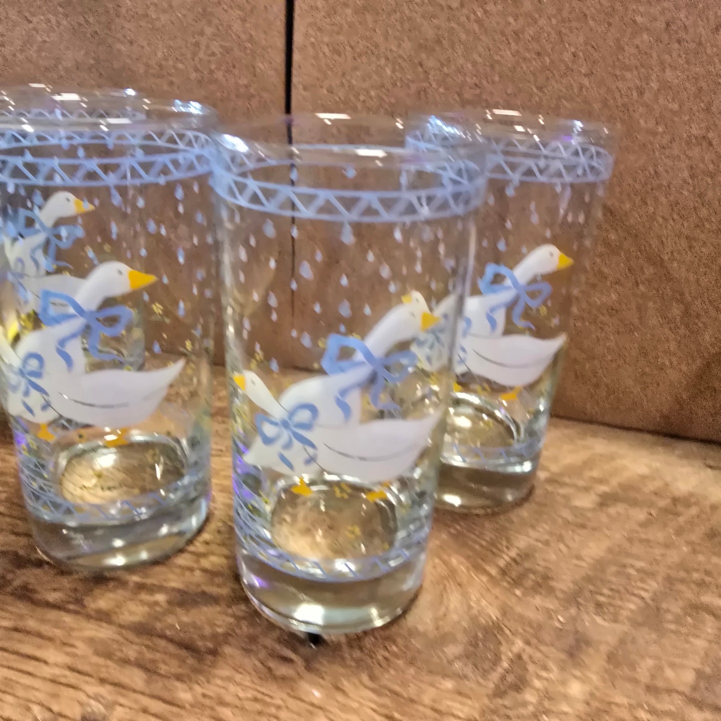 Blue Ribbon Goose Glasses