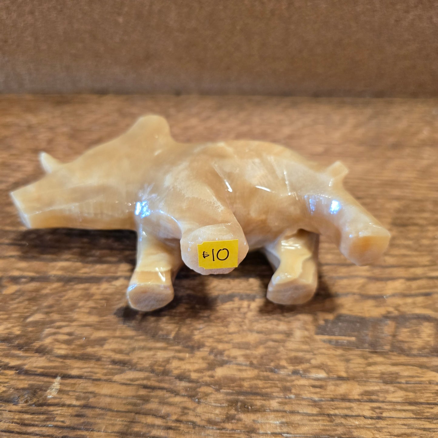 Hand Carved Stone Rhinoceros