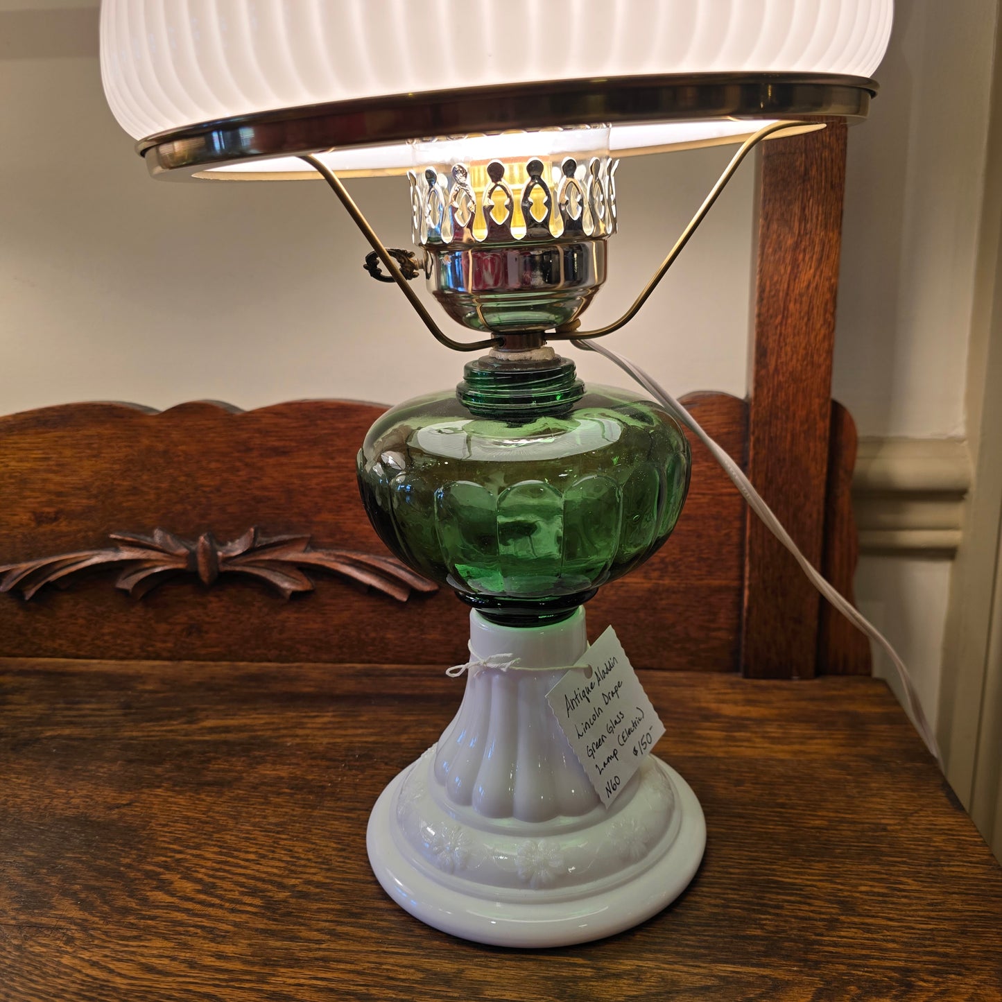 Antique Glass Lamp