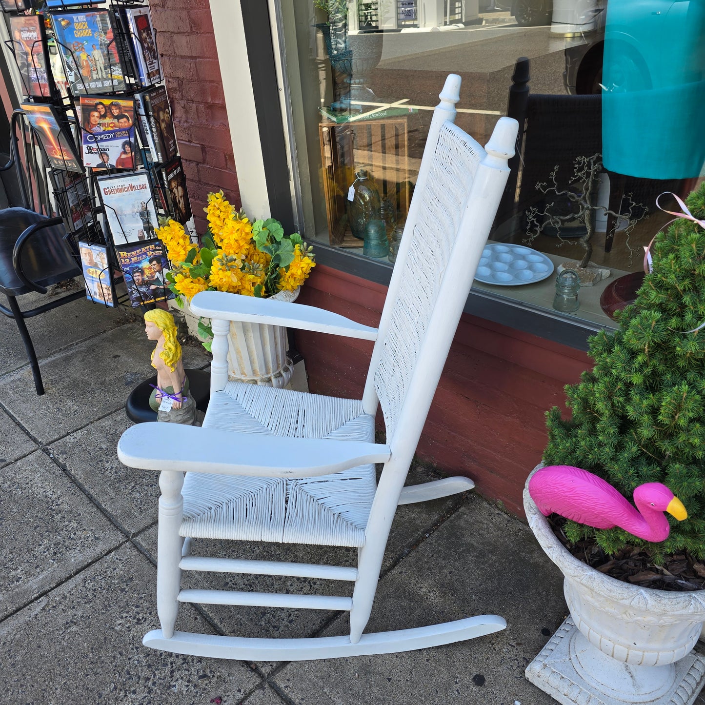 Vintage White Rocker