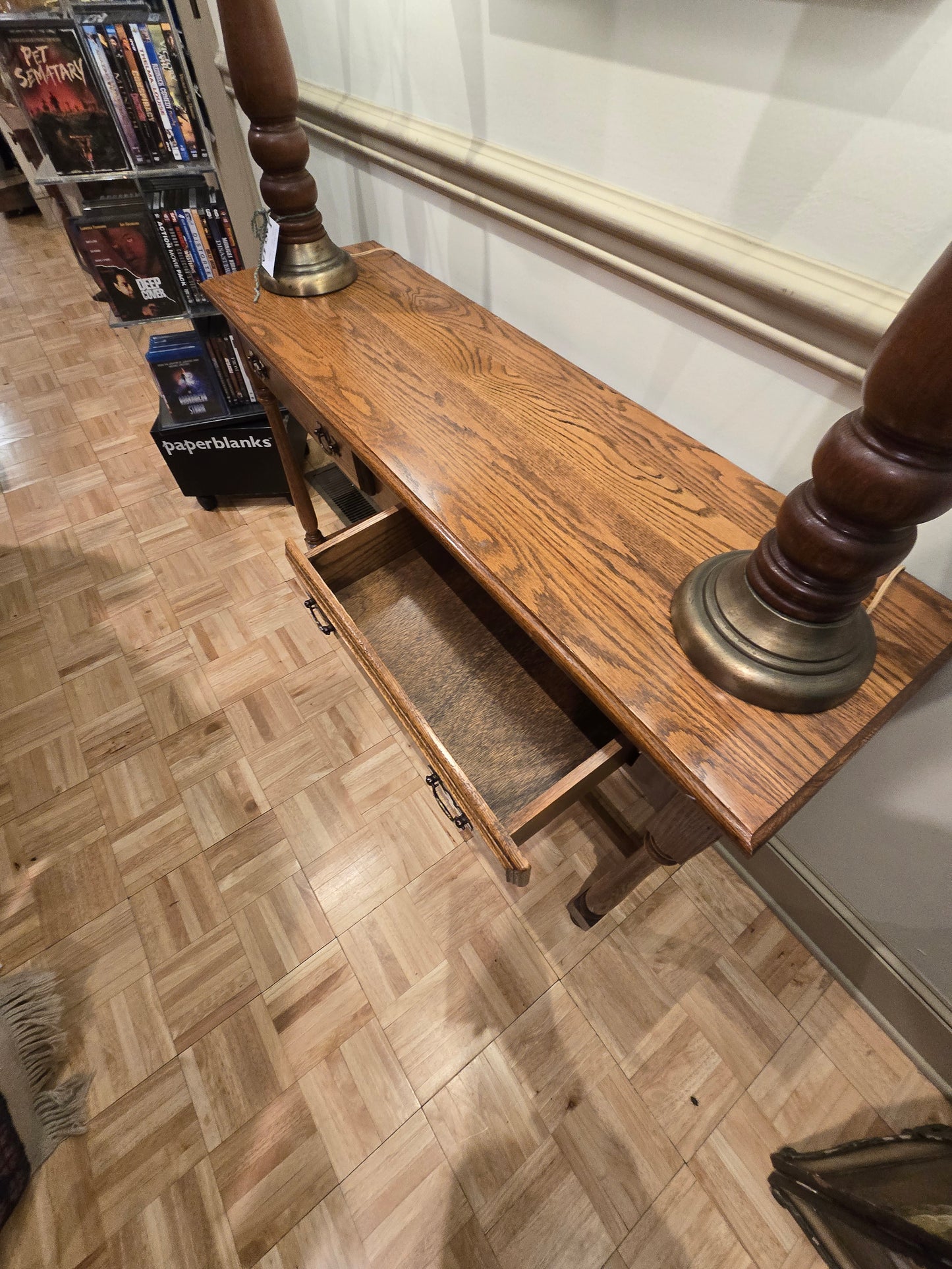 Oak Hall Table