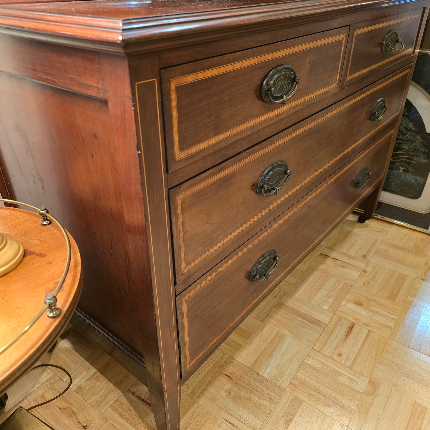 Antique Dresser with Mirror