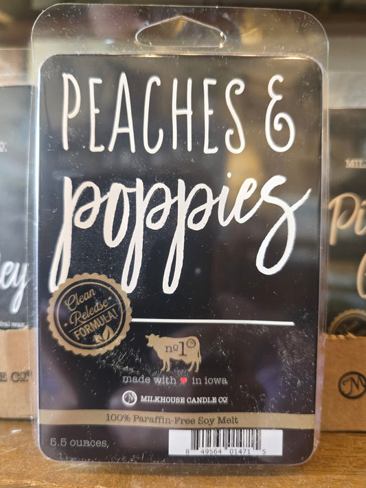 Peaches & Poppies Wax Melt
