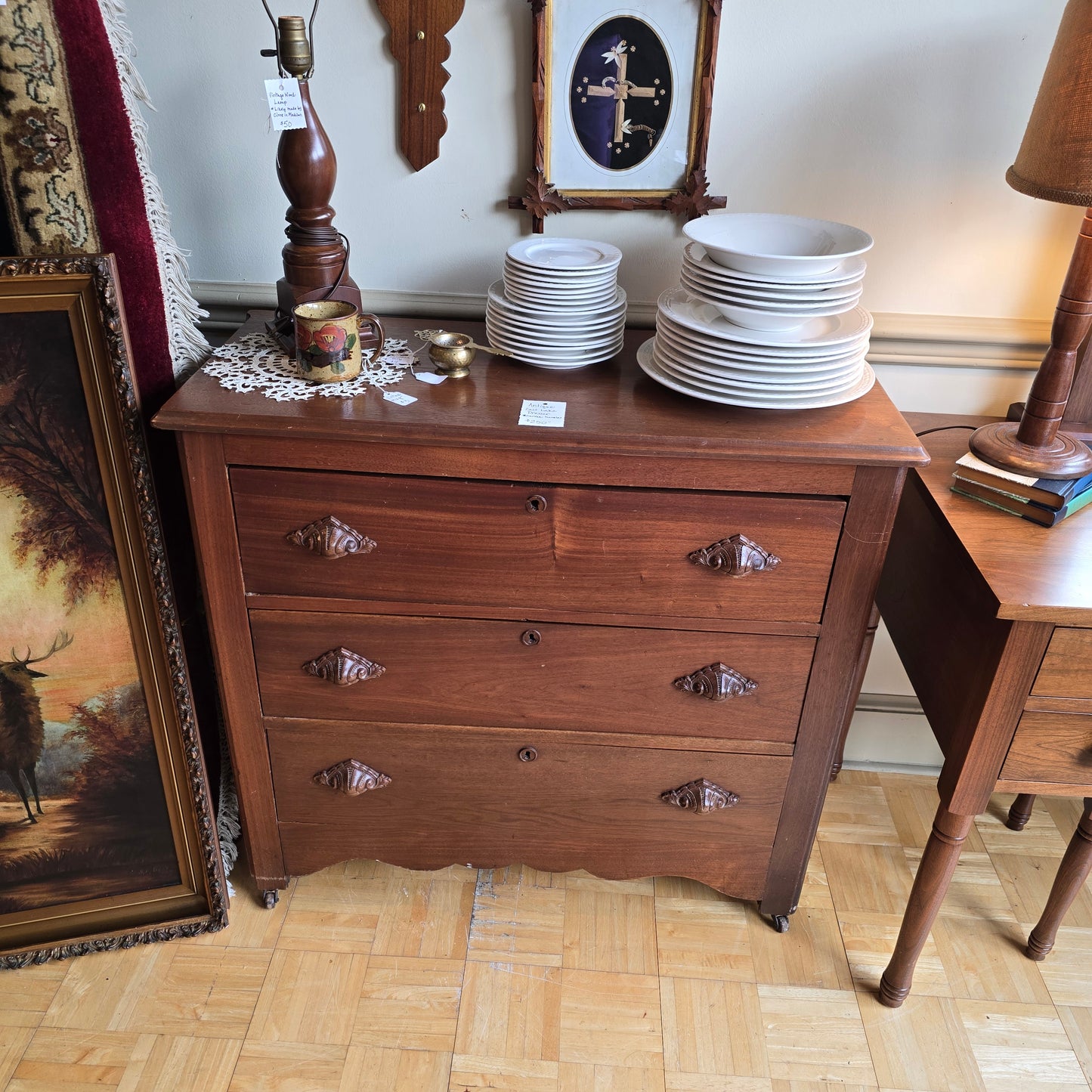 Antique East Lake Dresser