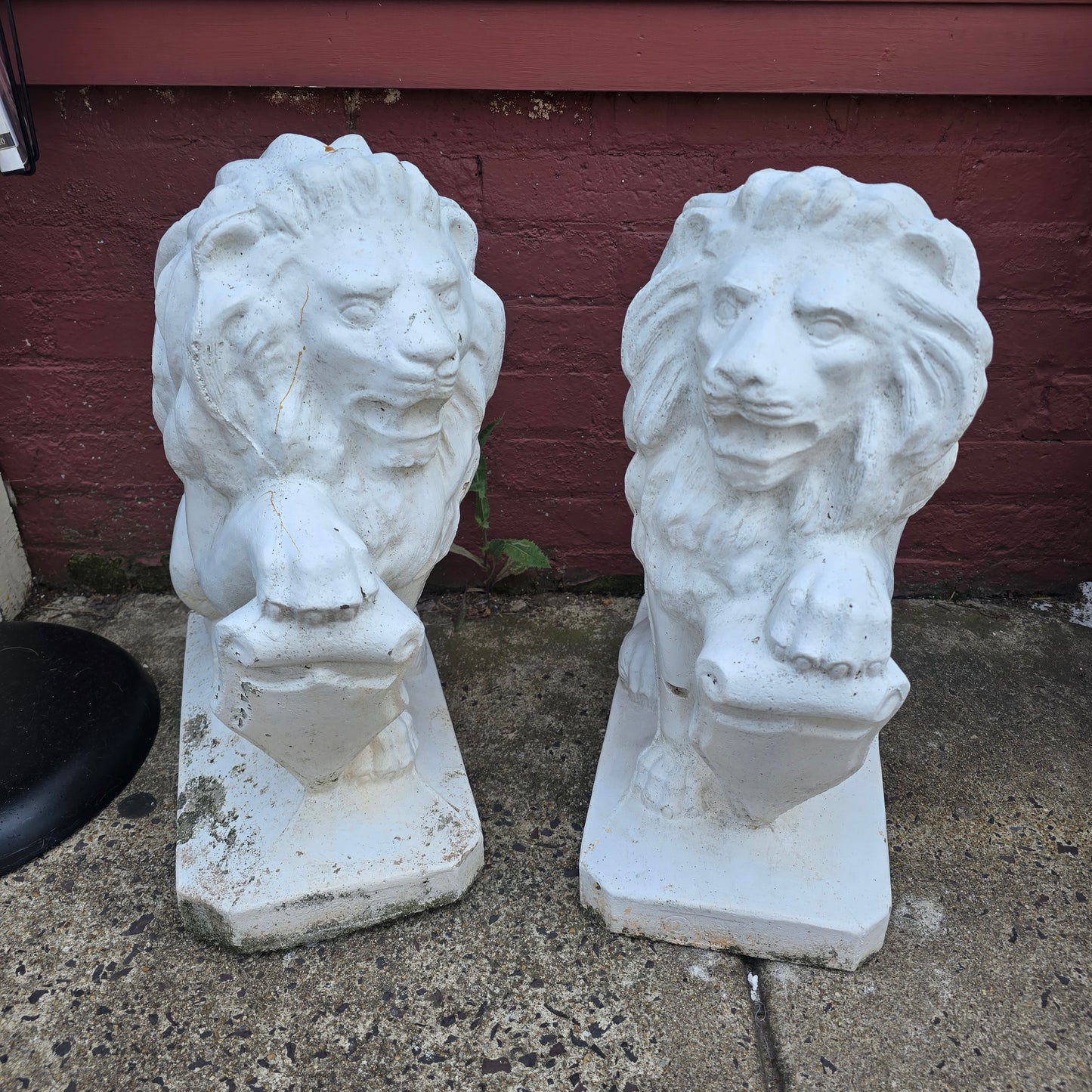 Concrete Garden Lions