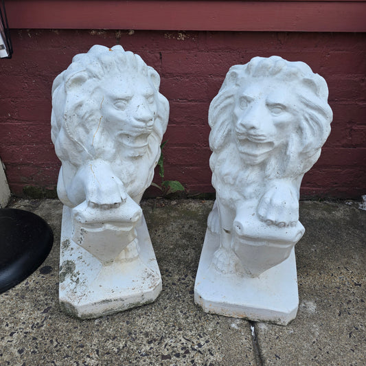 Concrete Garden Lions