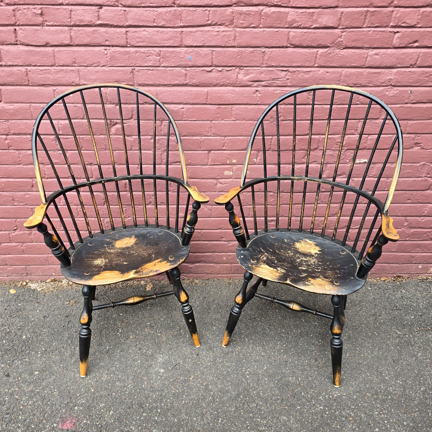 Pair Windsor Chairs