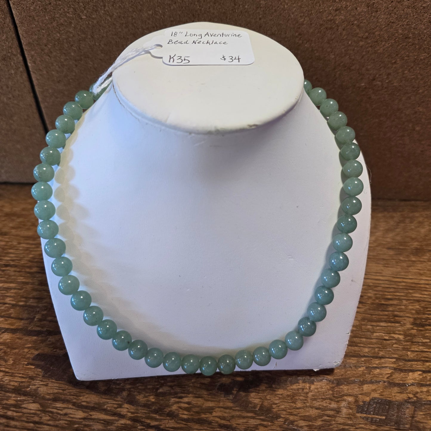 Natural Stone Bead Necklace