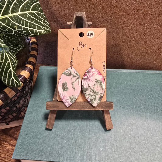 Large Fabric Earrings