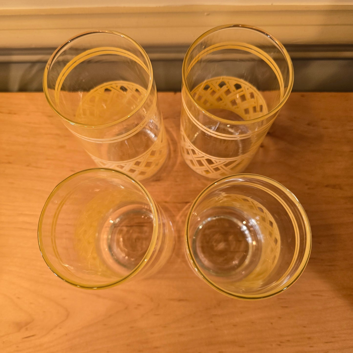 Basketweave Glasses